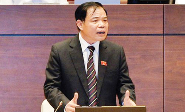 Bộ trưởng Bộ NN&PTNT Nguyễn Xuân Cường trả lời chất vấn của các Đại biểu Quốc hội