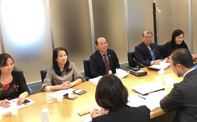 Chủ tịch Nguyễn Ngọc Bảo cùng Đoàn công tác làm việc Vụ Nông nghiệp và Phát triển nông thôn, Tổ chức hợp tác quốc tế Nhật Bản (JICA)