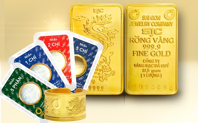 Giá vàng trong nước tiếp tục tăng (Ảnh Internet)