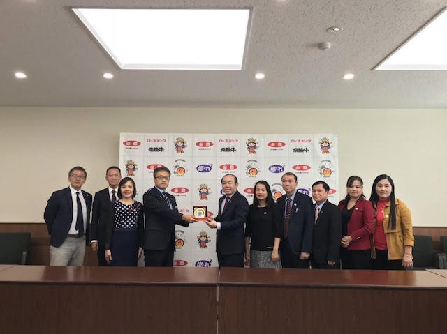 Đoàn công tác làm việc với Liên đoàn HTX nông nghiệp tỉnh Irabaki