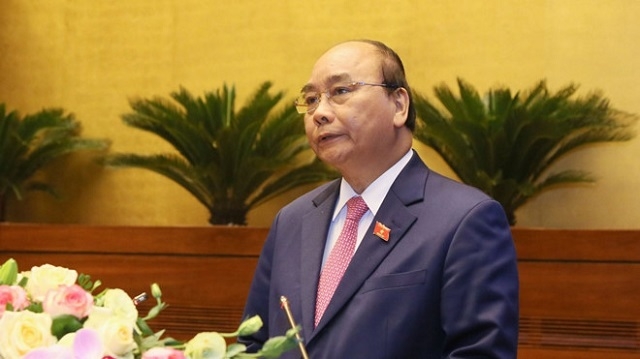 Thủ tướng Nguyễn Xuân Phúc phát biểu tại buổi hội thảo