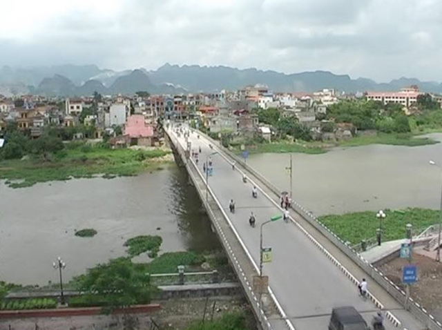 Một góc TP Phủ Lý nhìn từ trên cao