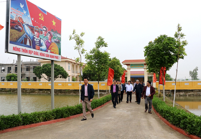 Huyện Vụ Bản (Nam Định) đạt chuẩn nông thôn mới