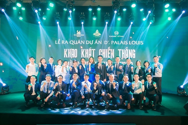 Tinh thần quyết tâm được thể hiện trong Buổi Lễ ra quân dự án D’. Palais Louis