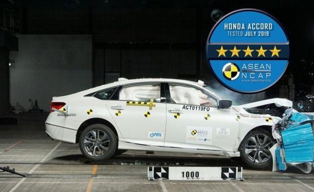 Honda Accord hoàn toàn mới đạt chứng nhận an toàn 5 sao ASEAN NCAP (Ảnh Internet)