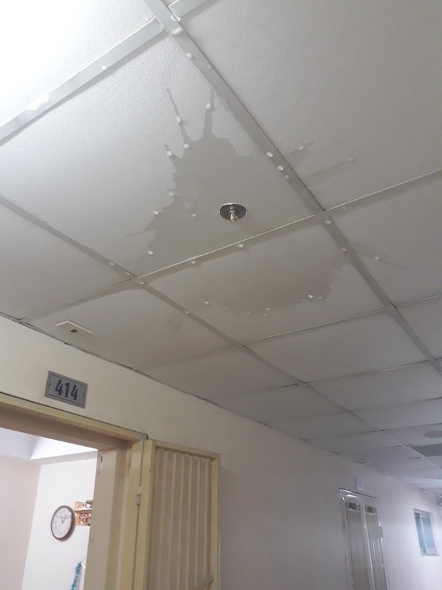 Nhiều hệ thống đầu phun nước tự động PCCC hỏng tại chung cư HH4B Linh Đàm