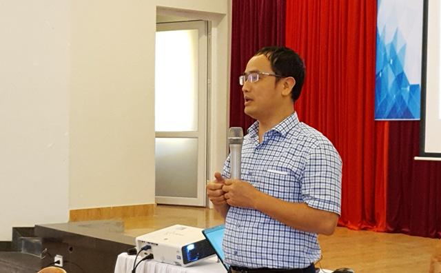 Ông Nguyễn Chí Cường - Vụ trưởng Vụ Kỹ năng trảo đổi tại hội nghị