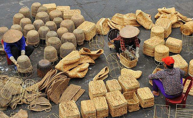 Các sản phẩm đan ngày càng đa dạng, đáp ứng nhu cầu thị trường