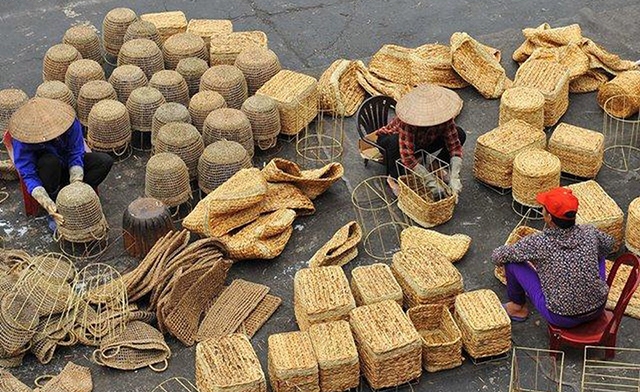 Các sản phẩm đan ngày càng đa dạng, đáp ứng nhu cầu thị trường