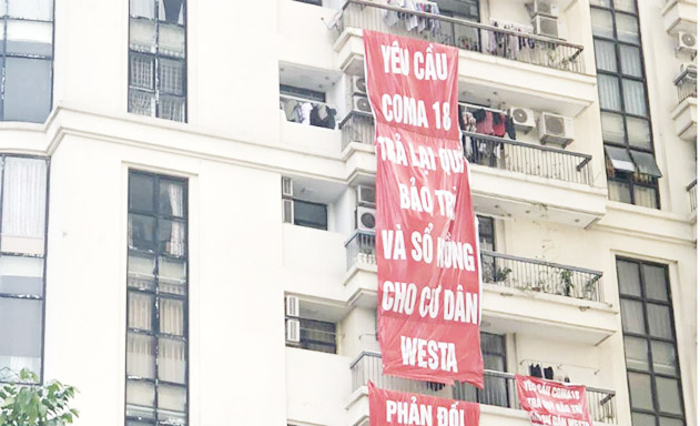 Cư dân bức xúc vì chủ đầu tư chậm hoàn thiện làm sổ đỏ