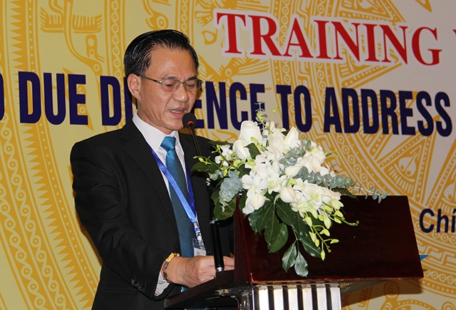 Phó Chủ tịch Liên minh HTX Việt Nam Nguyễn Mạnh Cường phát biểu khai mạc Hội thảo