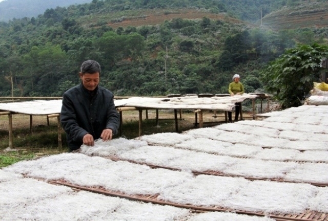 Sản phẩm miến đao của HTX Thành Sơn