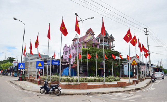 Một góc thị xã Hương Thủy