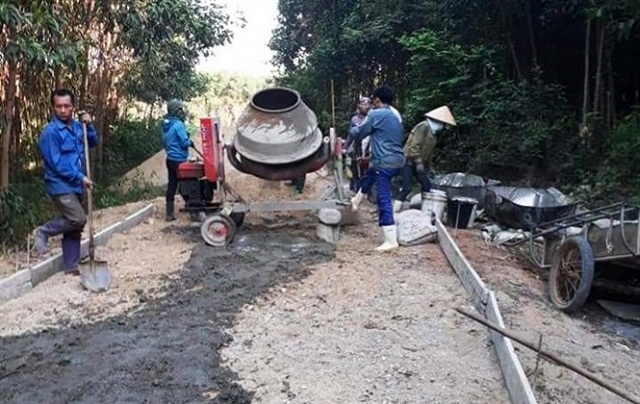 Gần 60 km đường giao thông nông thôn ở Kỳ Thượng đã được bê tông hóa.