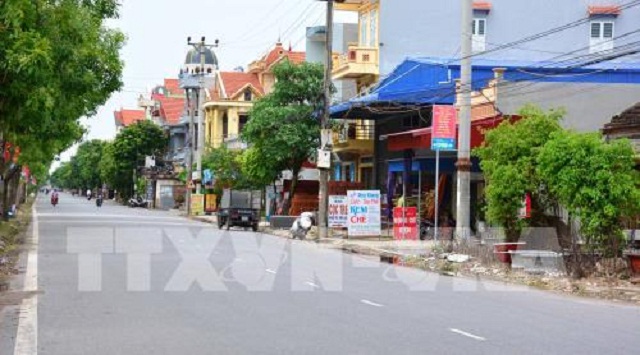 Thái Bình: Địa phương tiêu biểu trong phong trào “cả nước chung sức xây dựng nông thôn mới” (Ảnh: TTXVN)