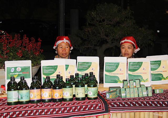 Thuốc cổ truyền của người Dao Đỏ (Lào Cai) trưng bày tại Bảo tàng Lịch sử (Hà Nội)