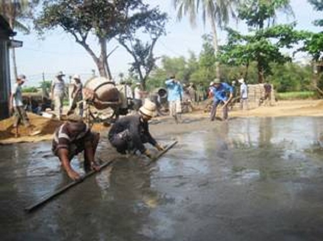 Tuổi trẻ xã Hòa Trị xây dựng NTM