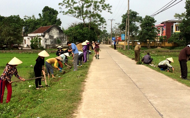 Ý thức giữ gìn vệ sinh, bảo vệ môi trường ở Xuân Yên được nâng cao