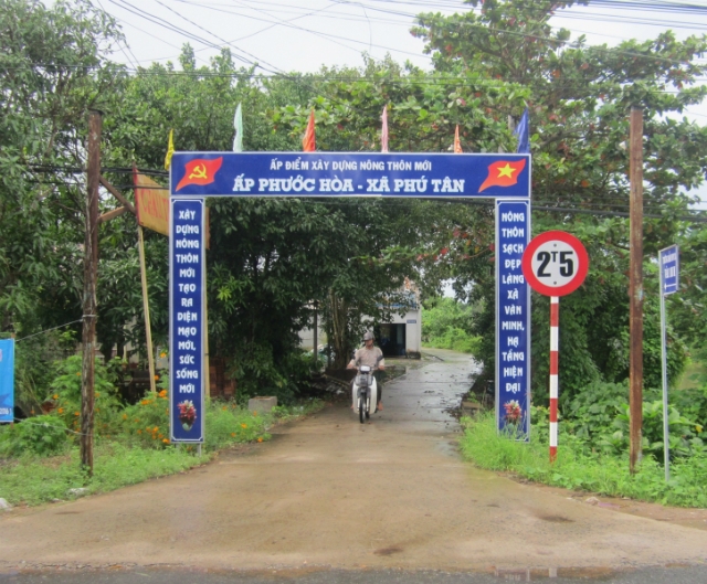 Từ nguồn vốn Chương trình 135 góp phần thay đổi diện mạo Phú Tân (huyện Châu Thành), đạt chuẩn xã NTM.