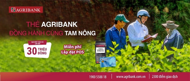 Thẻ Agribank đồng hành cùng tam nông