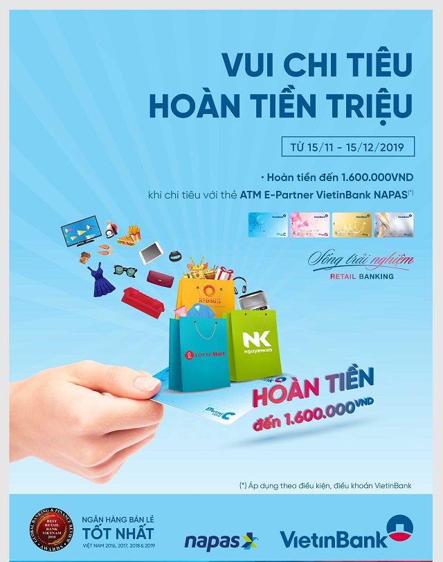 Vui chi tiêu - Hoàn tiền triệu