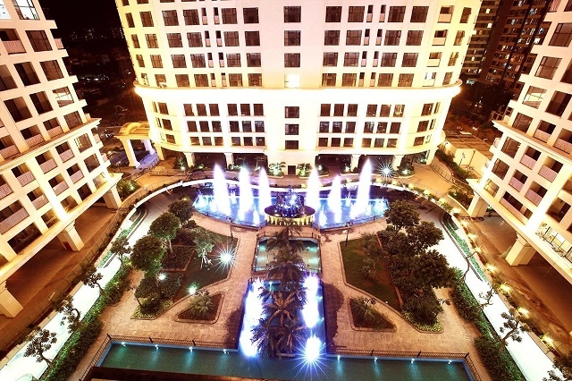 Khu vực lõi trung tâm dự án như một khu vườn Âu trong lòng phố thị.