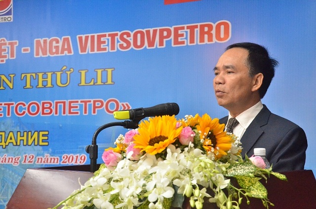 Đồng chí Nguyễn Quốc Thập - Trưởng đoàn phía Việt Nam phát biểu