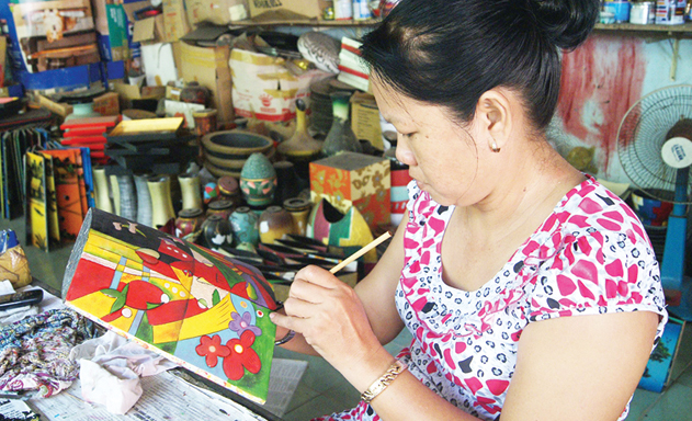 Làng sơn mài Tương Bình Hiệp đang kỳ vọng sẽ khởi sắc cùng OCOP