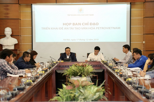 Họp Ban chỉ đạo triển khai đề án tạo văn hóa PetroVietnam