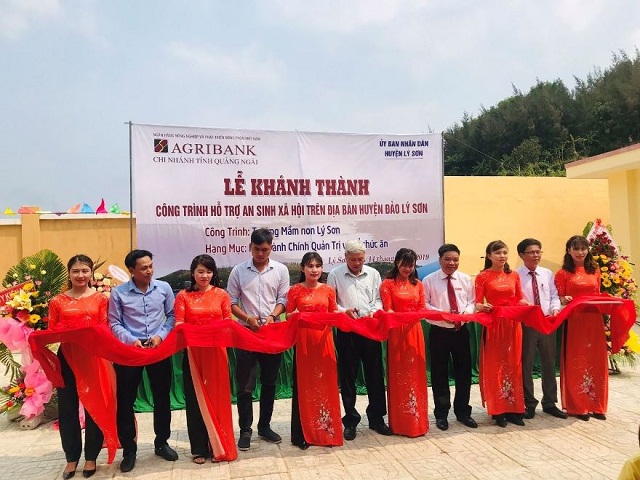 Lễ khánh thành công trình hỗ trợ an sinh xã hội trên địa bàn huyện đảo Lý Sơn