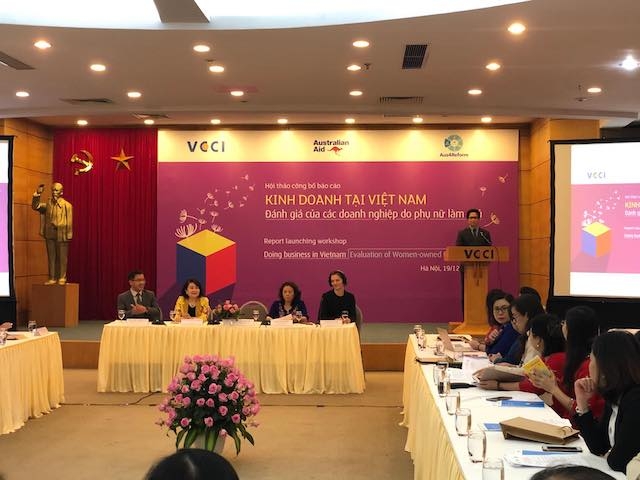 VCCI cho biết tỷ lệ doanh nghiệp do phụ nữ làm chủ có xu hướng gia tăng theo thời gian