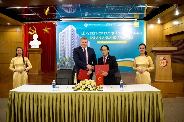 Lễ ký kết vận hành dự án Anland Premium giừa Tập đoàn Nam Cường và Savills
