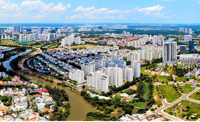 Bất động sản khu Nam TP HCM mà cụ thể là quận 7 được đánh giá tiềm năng với hạ tầng giao thông liền mạch, đầy đủ tiện ích.