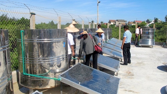 Mô hình ứng dụng năng lượng mặt trời vào sản xuất và chế biến nước mắm ở làng nghề nước mắm