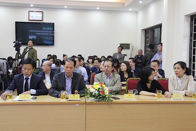 Các đại biểu tham dự lễ ra mắt trang thông tin của tổng cục Giáo dục Nghề nghiệp