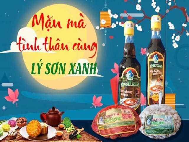 Nước mắm của HTX Lý Sơn Xanh