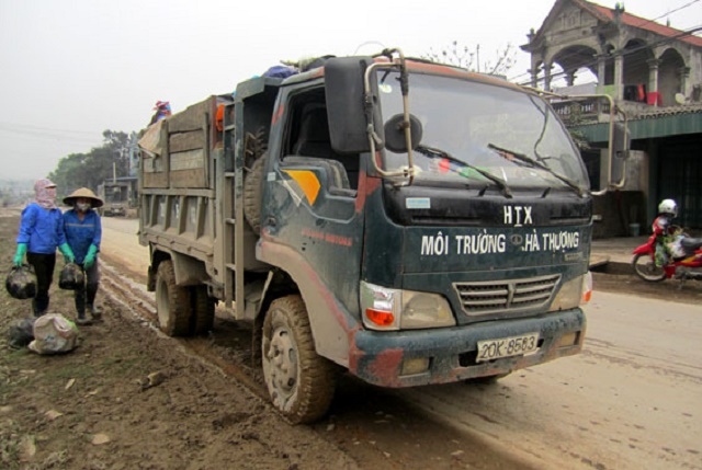 HTX Hà Thượng thu gom rác thải