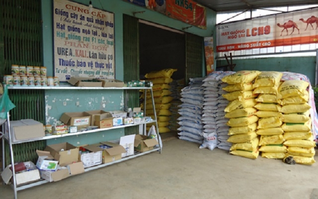 Cửa hàng vật tư của HTX