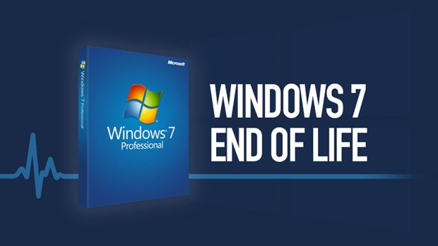 Microsoft sẽ chính thức khai tử Windows 7 từ ngày 14/1/2020 (Ảnh Internet)