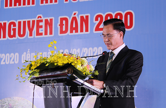 Phó Chủ tịch Liên minh HTX Việt Nam Nguyễn Mạnh Cường phát biểu khai mạc