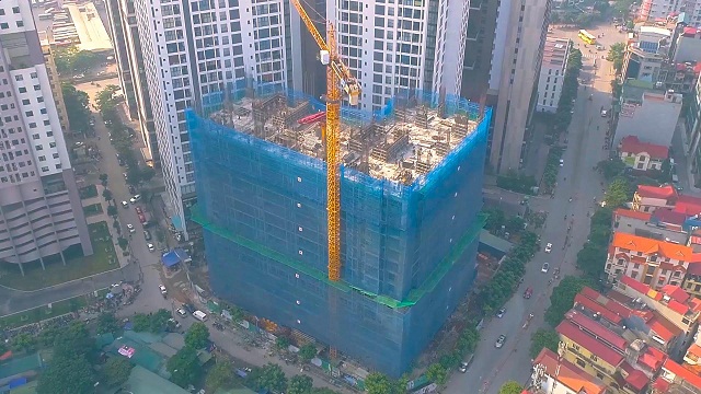 Dự án An Bình Plaza đang xây dựng tại khu vực Mỹ Đình.