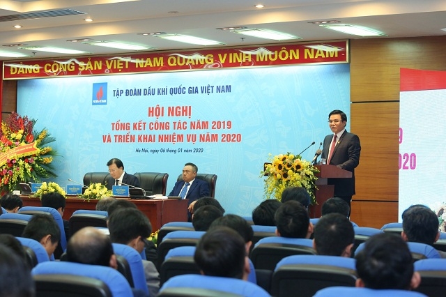 Tổng giám đốc PVN Lê Mạnh Hùng báo cáo kết quả hoạt động năm 2019