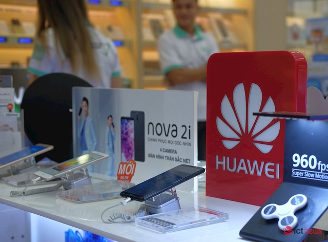 Huawei rơi khỏi top 4, thị phần dần về 0 tại Việt Nam (Ảnh Internet)