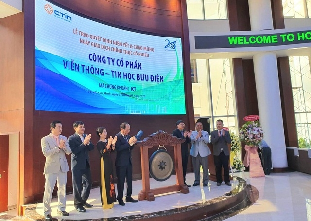 Cổ phiếu ICT của CTIN giảm sàn phiên giao dịch đầu tiên