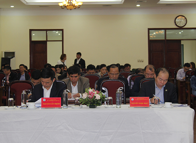 Chủ tịch Nguyễn Ngọc Bảo và Phó Chủ tịch Nguyễn Văn Thịnh tham dự hội nghị