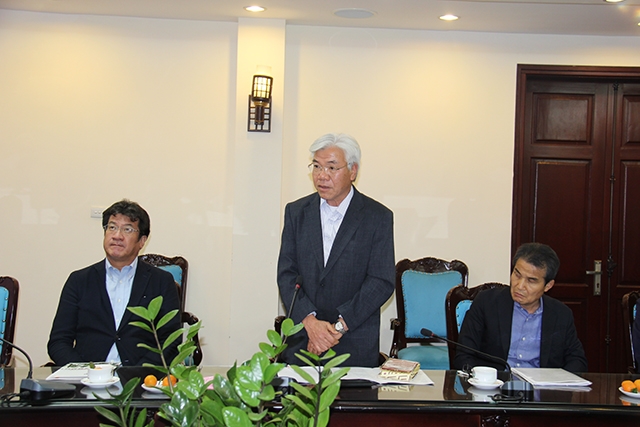 Ông Yanagishita Kenichi cảm ơn sự tiếp đón trọng thị của Liên minh HTX Việt Nam