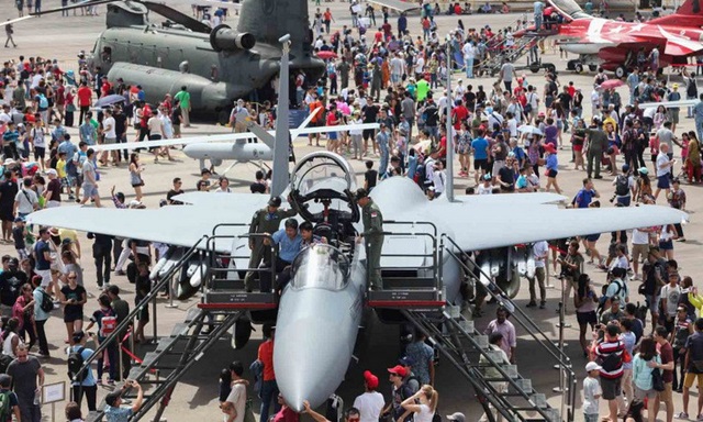 Singapore Airshow 2018.( Ảnh: Straits Times.)