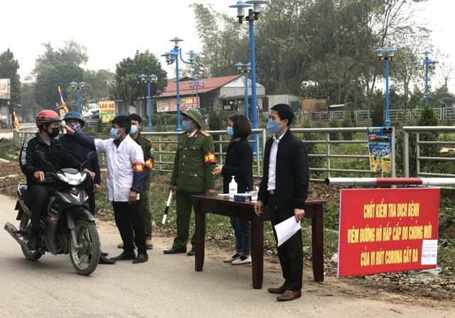 Xã Sơn Lôi (huyện Bình Xuyên, Vĩnh Phúc) đã được cách ly để dập dịch Covid-19