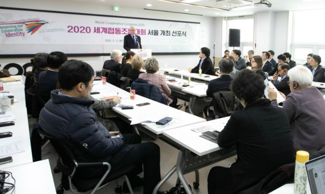 Tổng giám đốc ICA, Bruno Roelants, phát biểu trước các đại biểu tại sự kiện ra mắt (Ảnh:EROUN.NET)