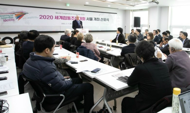 Tổng giám đốc ICA, Bruno Roelants, phát biểu trước các đại biểu tại sự kiện ra mắt (Ảnh:EROUN.NET)